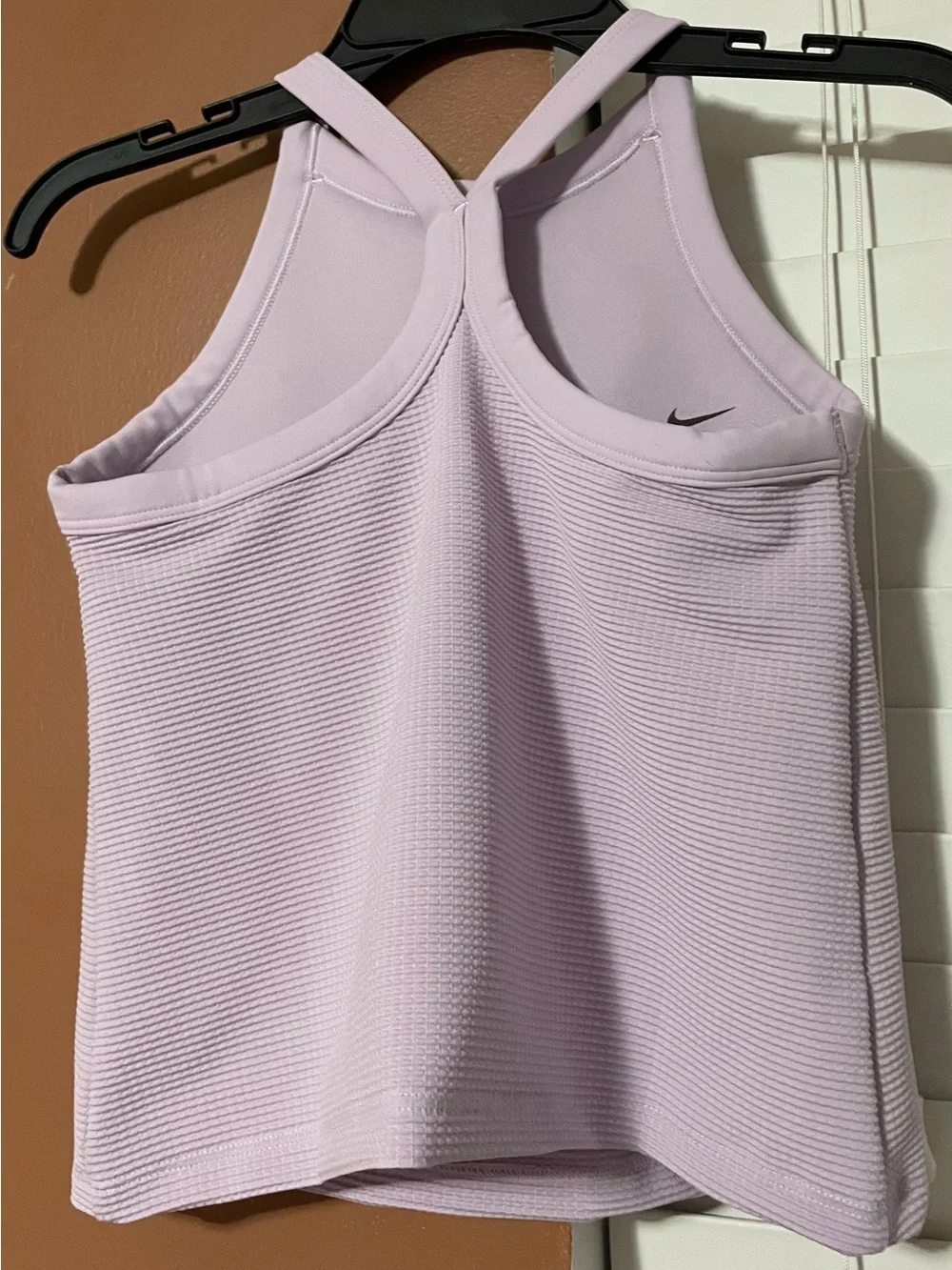 Nike Lavender High-Neck Athletic Tank Top